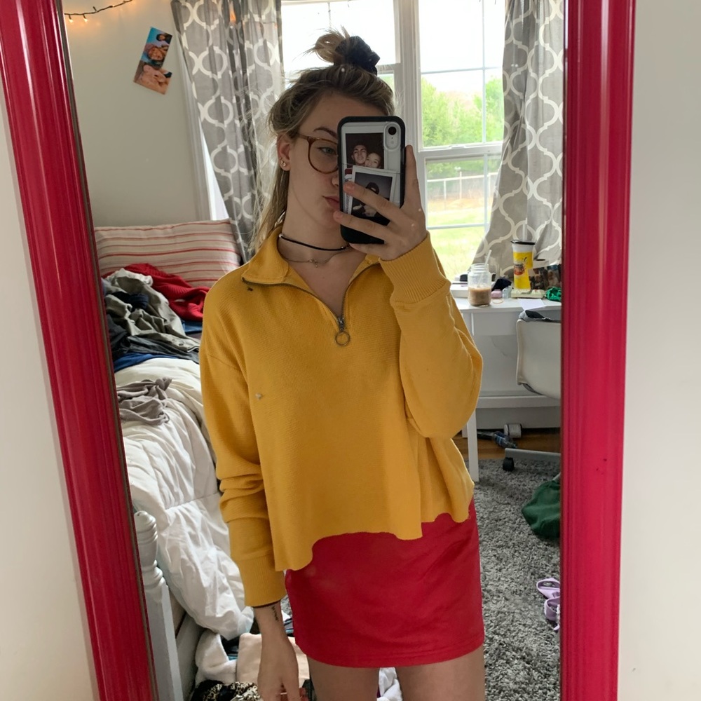 hollister quarter zip
